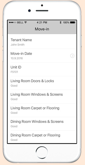 Move in and Move out App