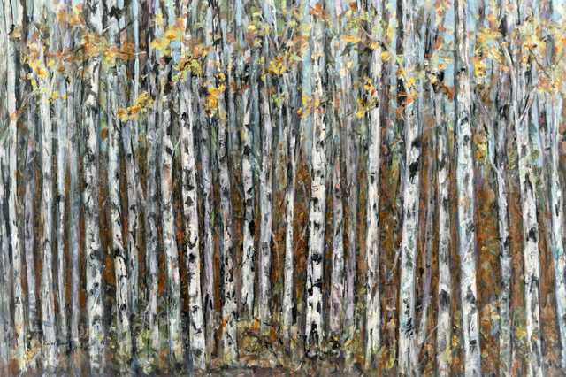 Caren Keyser - birch trees, 2020