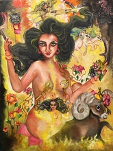 Sangeetha Bansal - solar plexus chakra goddess, 2020