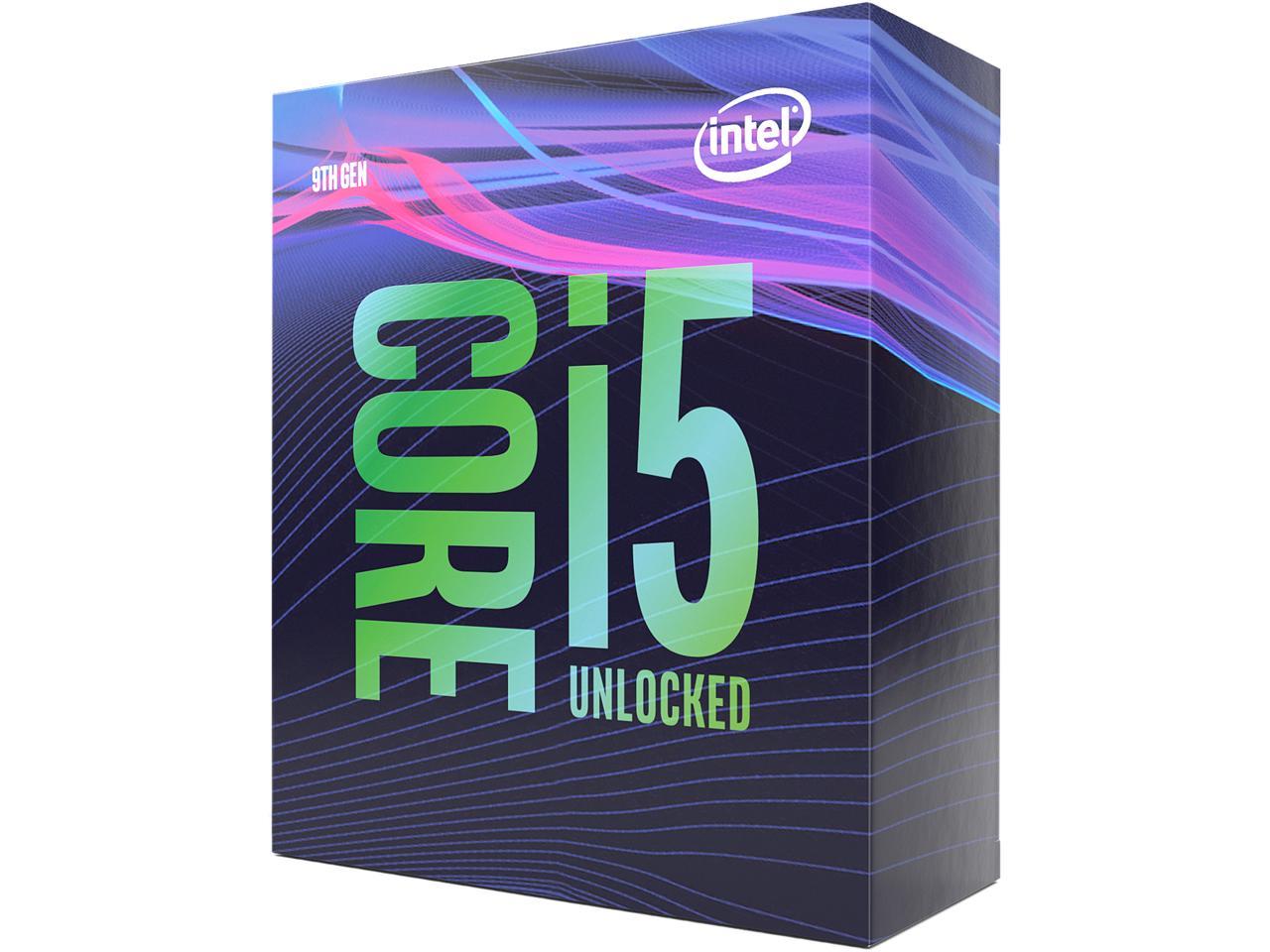 Intel 9th Generation Core i5-9600K CPU (Coffee Lake, 6/6 Cores/Threads, 3.7GHz Base, 4.6GHz Boost, Socket LGA 1151 (300 Series), 95W TDP Desktop Processor), Model BX80684I59600K
