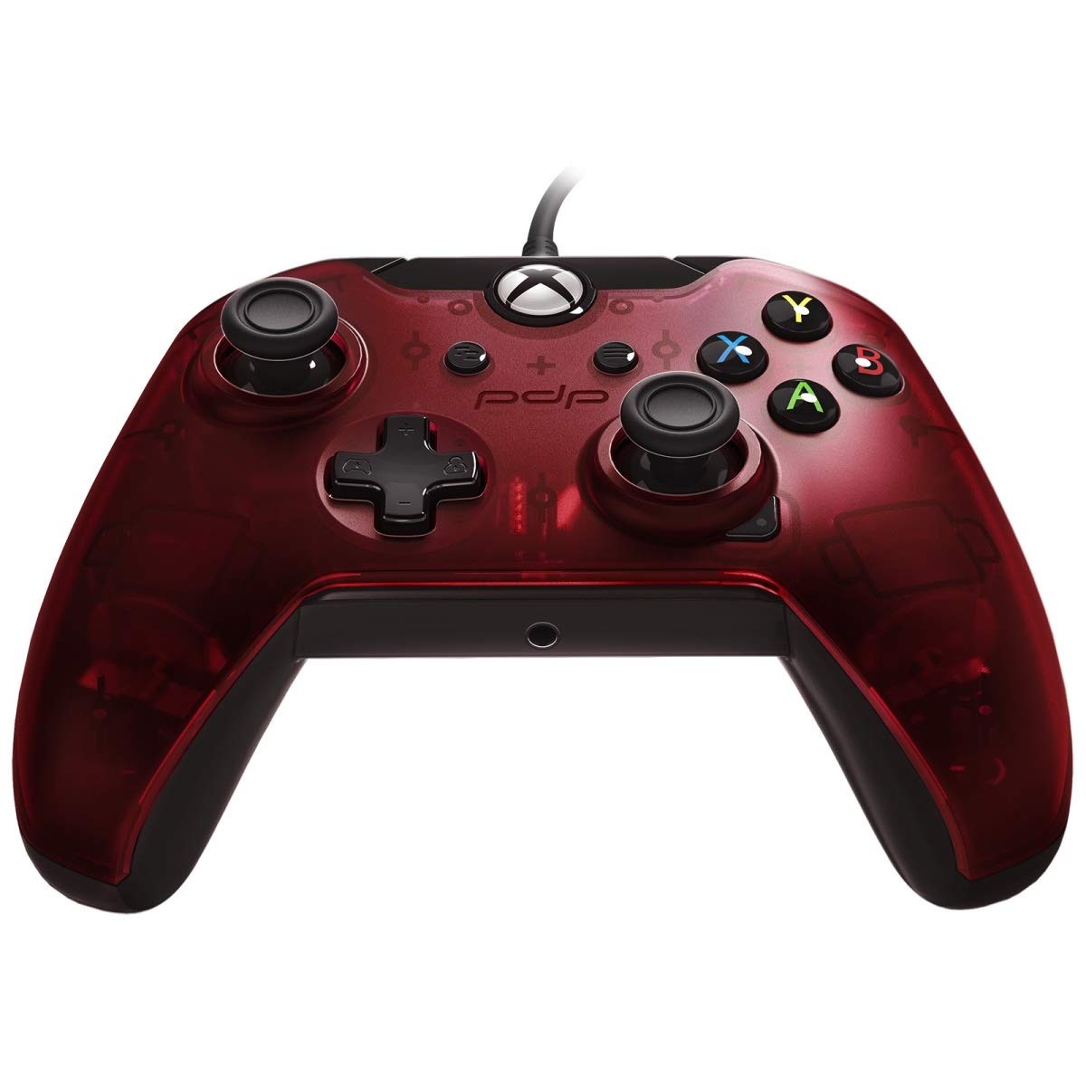 PDP - Wired Controller for PC, Xbox One, Xbox One S and Xbox One X - Crimson Red
