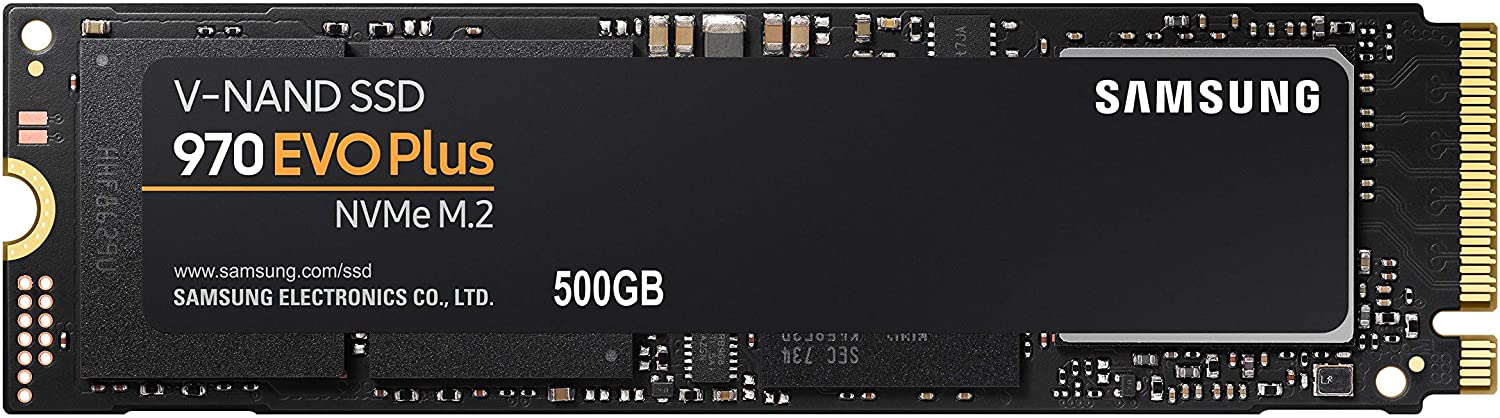 Samsung 970 EVO Plus 500GB Internal PCI Express 3.0 x4 (NVMe) Solid State Drive with V-NAND Technology [MZ-V7S500BAM]