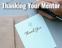 Thank you notes for mentors