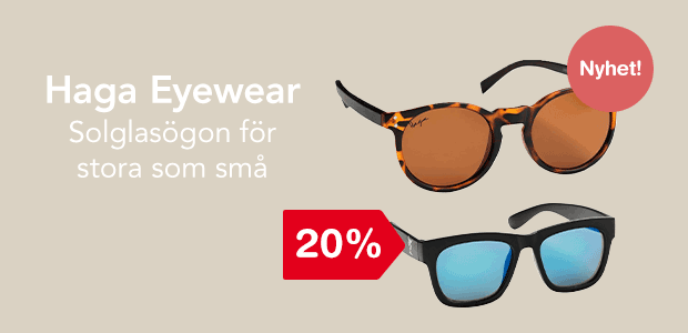20% på Haga Eyewear solglasögon
