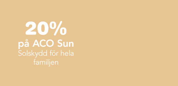 20% på ACO solskydd 