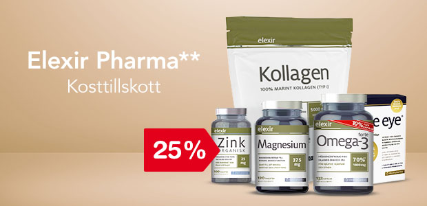 25% på Elexir Pharma