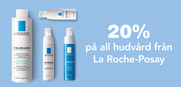 20% på all hudvård från La Roche-Posay