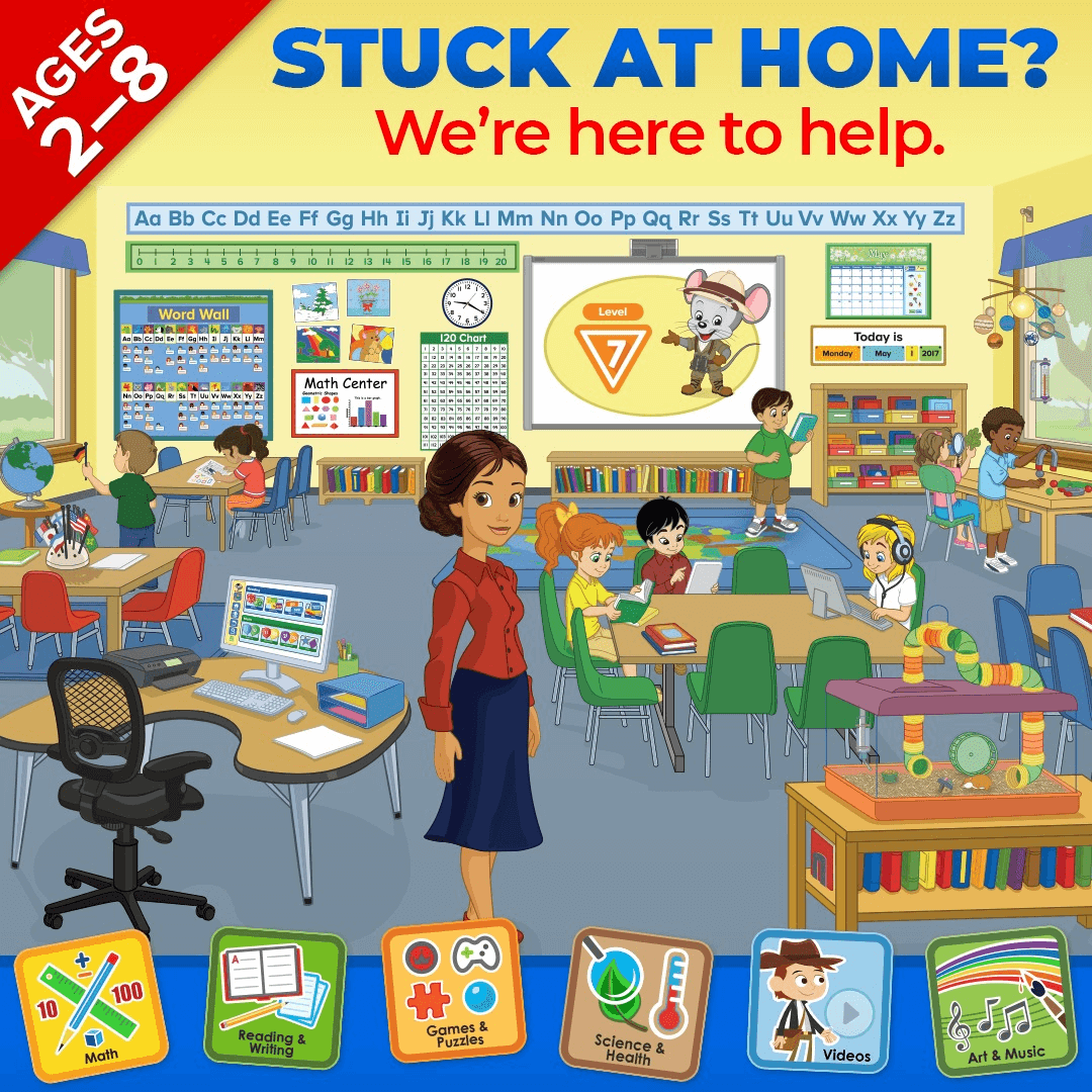 Stuck at Home? Try ABCmouse!