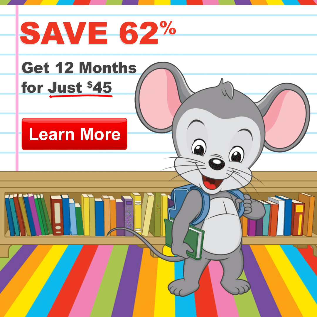 Get 12 full months of ABCmouse for Just $45