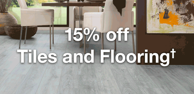 15% off Tiles and Flooring