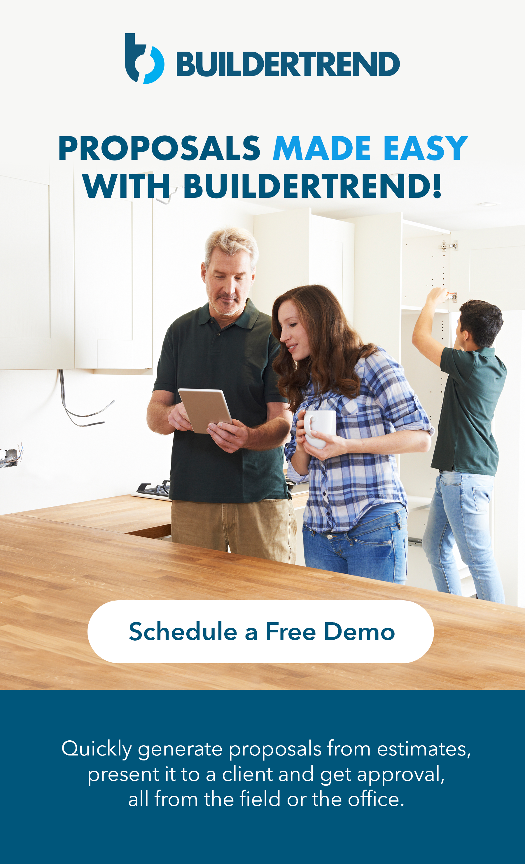 proposals made easy with buildertrend - schedule your demo today