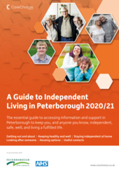 Front Cover of the Guide to Independent Living in Peterborough