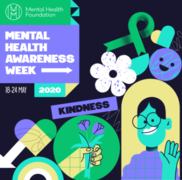 Mental Health Awareness Week illustrated graphic 