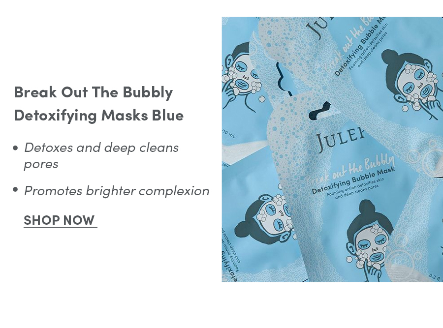 Break Out The Bubbly - Detoxifying Masks Blue