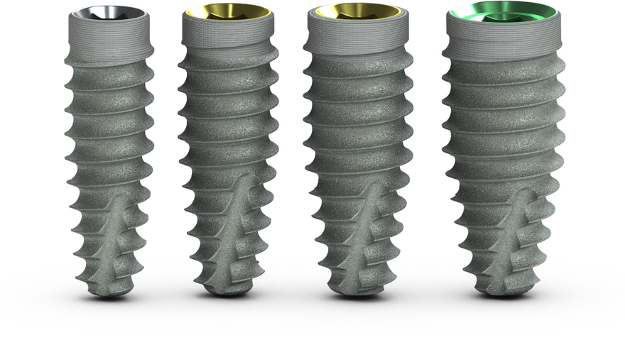 Tapered Pro dental implant lineup