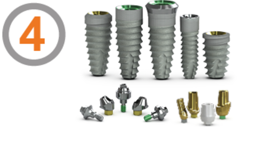 implants and abutments