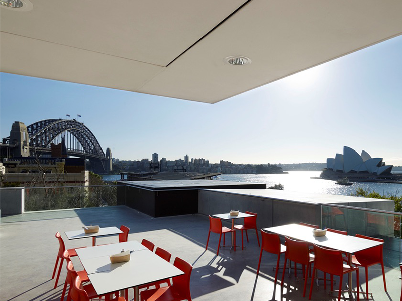 MCA Cafe, views of the harbour