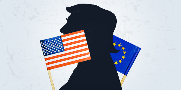 TRUMP'S TRADE WAR GETS ITS CLAWS INTO THE EU