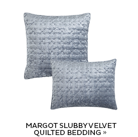 Margot Slubby Velvet Quilted Bedding