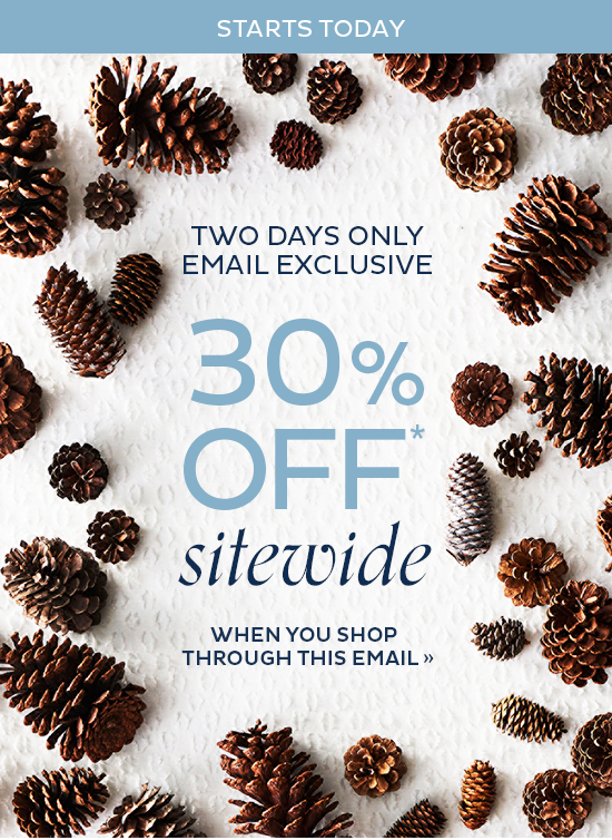 30% Off Sitewide When You Shop This Email