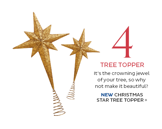 NEW Christmas Star Tree Topper