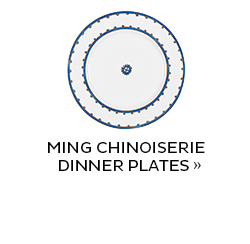 Ming Chinoiserie Dinner Plates