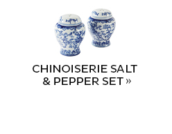Chinoiserie Salt & Pepper Set