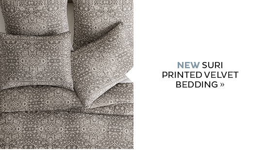 NEW Suri Printed Velvet Bedding