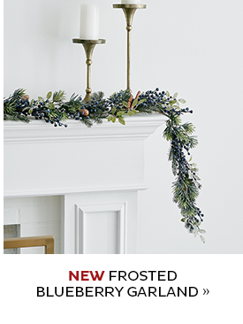 NEW Frosted Blueberry Garland 