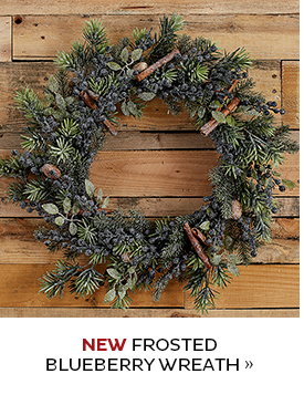 NEW Frosted Blueberry Wreath