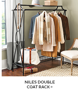 Niles Double Coat Rack