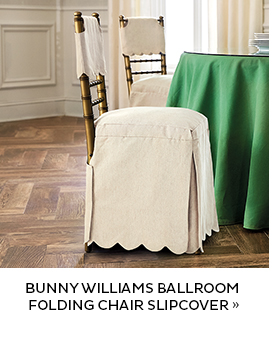 Bunny Williams Ballroom Folding Chair Slip Cover