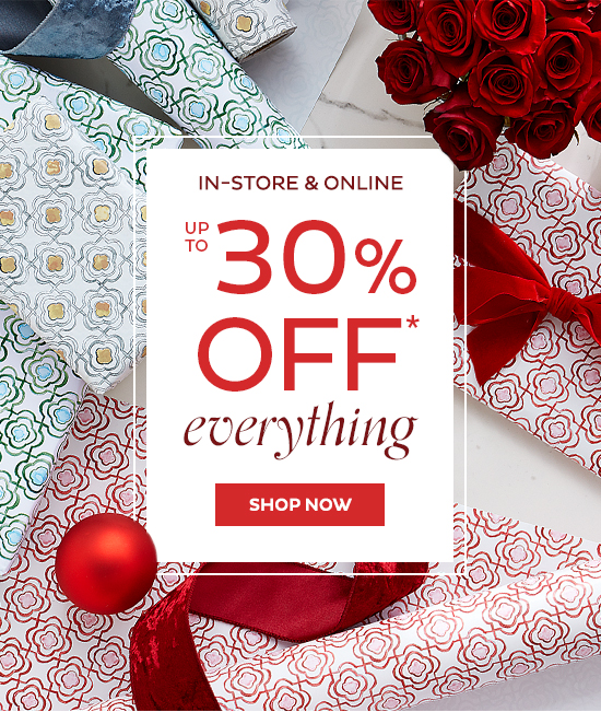 Up To 30% Off Everything