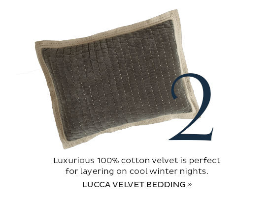 Lucca Velvet Bedding