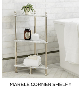 Marble Corner Shelf