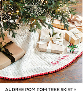 Audree Pom Pom Tree Skirt