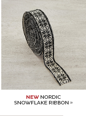 NEW Nordic Snowflake Ribbon