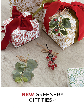 NEW Greenery Gift Ties