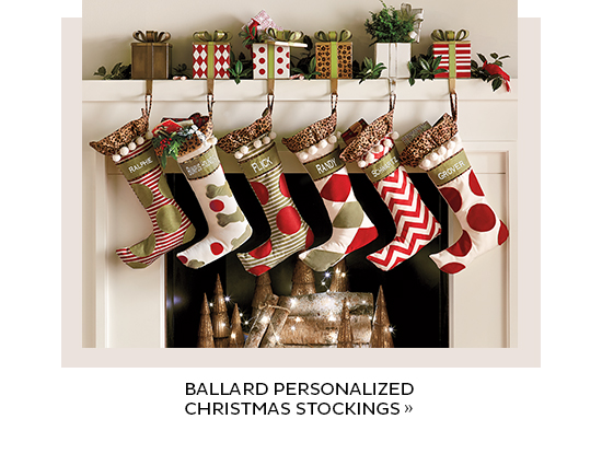 Ballard Personalized Christmas Stockings