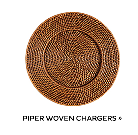 Piper Woven Charger
