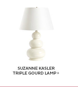 Suzanne Kasler Triple Gourd Lamp