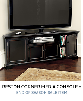 Resont Corner Media Console