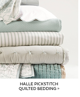 Halle Pickstitch Quilted Bedding