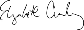 Elizabeth Cushing signature