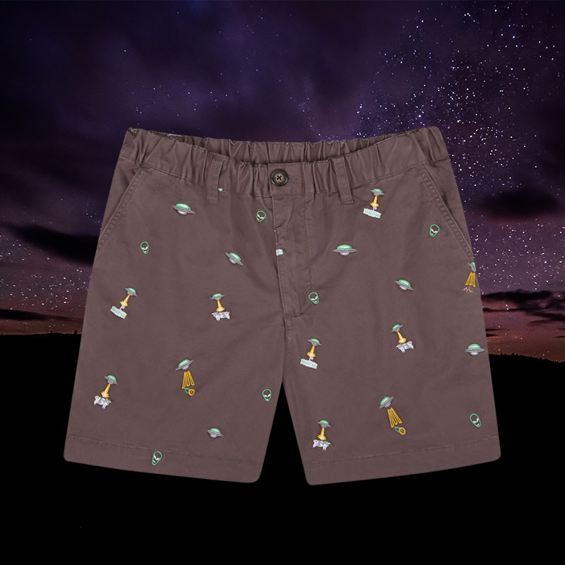 photo of shorts with aliens on them