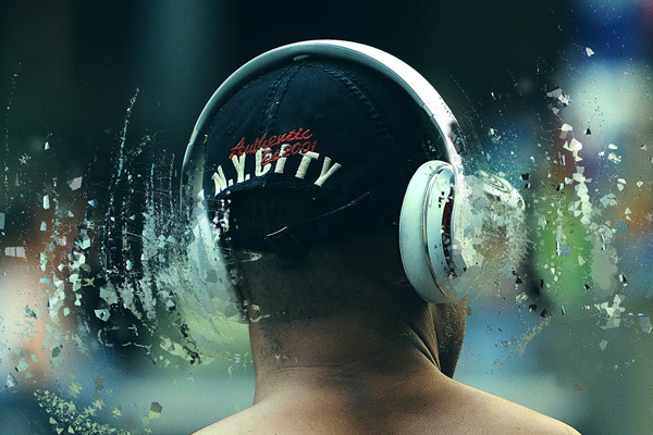 GIF Animated Shatter Photoshop Action