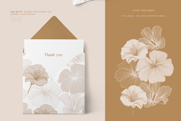 Elegant Flower Patterns, Background