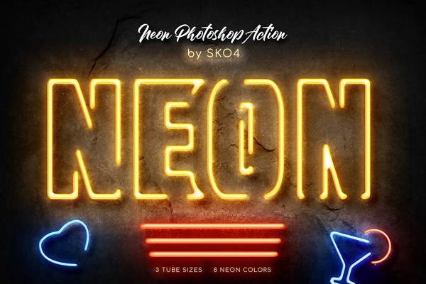 Neon Photoshop Action