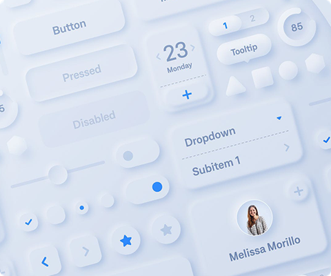 Neumorphic UI Kit