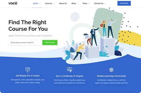 Vocee - Education & LMS WordPress